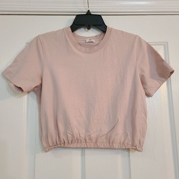 Wilfred Aritzia Piaf Cropped Tee Shirt Small - Picture 1 of 6